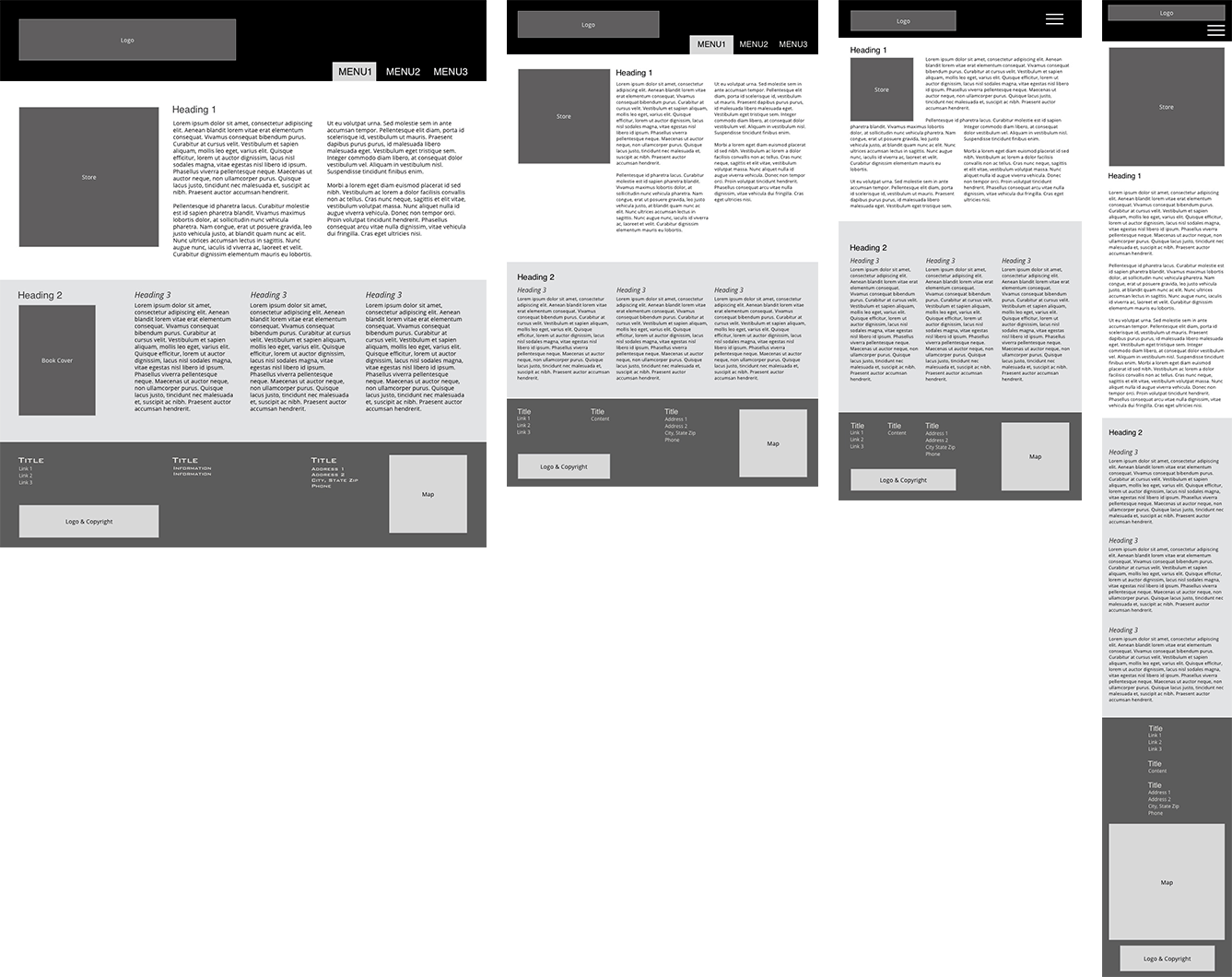 Borderlnads wireframes